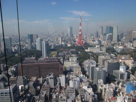 世界貿易センタービル展望台からの景色