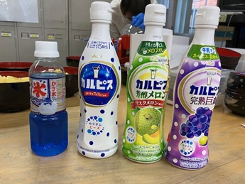 かき氷DXのフレイバー