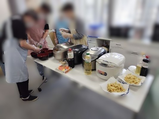 みんなで調理2