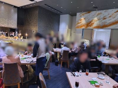 会食後の風景
