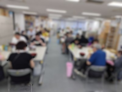 昼食会の様子